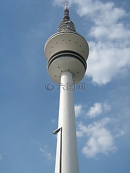 電視塔,漢堡,城市