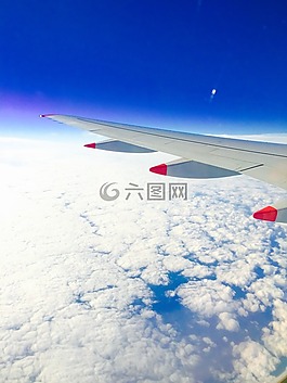 飛,飛機,天空
