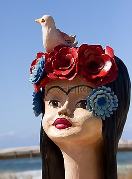 女子,雕塑,藝術