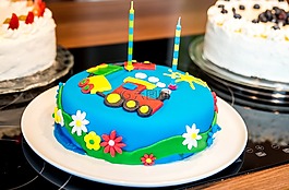 生日蛋糕,蛋糕,孩子们的生日