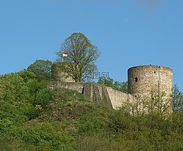 城堡,stad blankenberg,下游土地