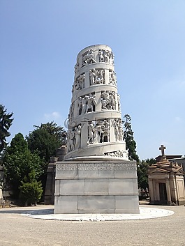 公墓,米蘭,雕塑
