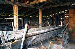 農(nóng)場,谷倉,干草車