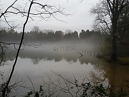 池,湖,平静