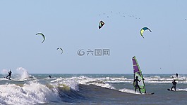 冲浪,帆板,水上运动