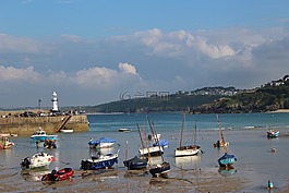 船,海灘,海