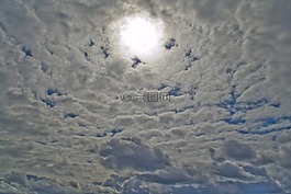 天空,云,太陽