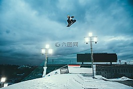 天空,云,人