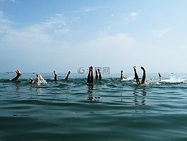 水,海,浴室
