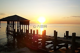 日落,塢站,弗吉尼亞州