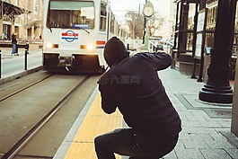 人,男子,黑