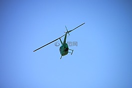飛行,直升機(jī),天空