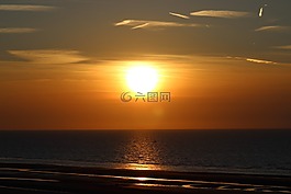日落,海,暮光之城
