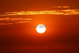 日落,暮光之城,晚上