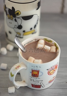 可可,棉花糖,飲料