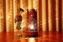 鄉(xiāng)村,燈,木材