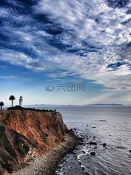 天空,海洋,海