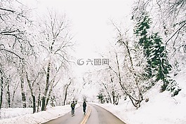 人,走,路
