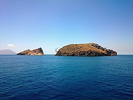 島,巖,海