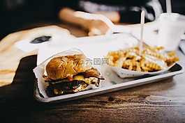 食品,汉堡,美味