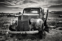 oldtimer,黑色和白色,汽車