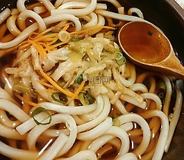 汤,面条,乌冬面