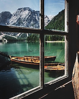 湖,水,木