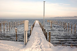 雪,冬天,水
