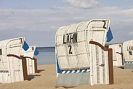 沙滩椅,海滩,海