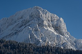 山,雪,阿爾卑斯山