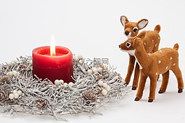 圣誕節(jié),蠟燭,光