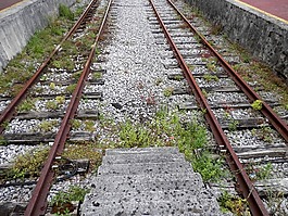 導(dǎo)軌,火車,被遺棄