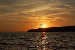 日落,靜脈,聲音