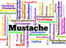 小胡子,側(cè)影,面部護(hù)理