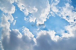 云,藍色,日落