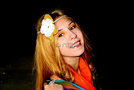 女孩,肖像,公主