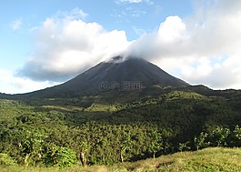 自然,火山,哥斯達黎加