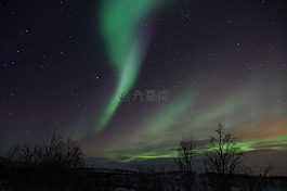 北極光,瑞典,拉普蘭