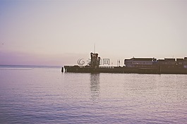碼頭,海洋,海