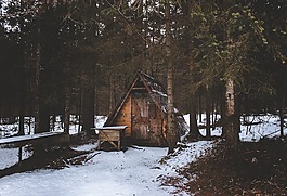 雪,冬天,白