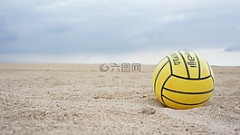 球,海灘,天空