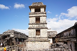 金字塔,帕伦克,玛雅人