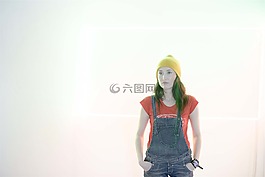 女孩,模型,時尚