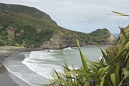 piha,新西蘭,山