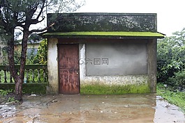 簡易房,小屋,門