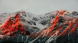 奧地利,全景圖,山