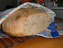面包,墊,烘烤