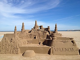 sandcastle,沙,城堡