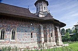 moldoviţa修道院,罗马尼亚,壁画
