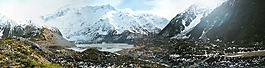 新西蘭,景觀,山